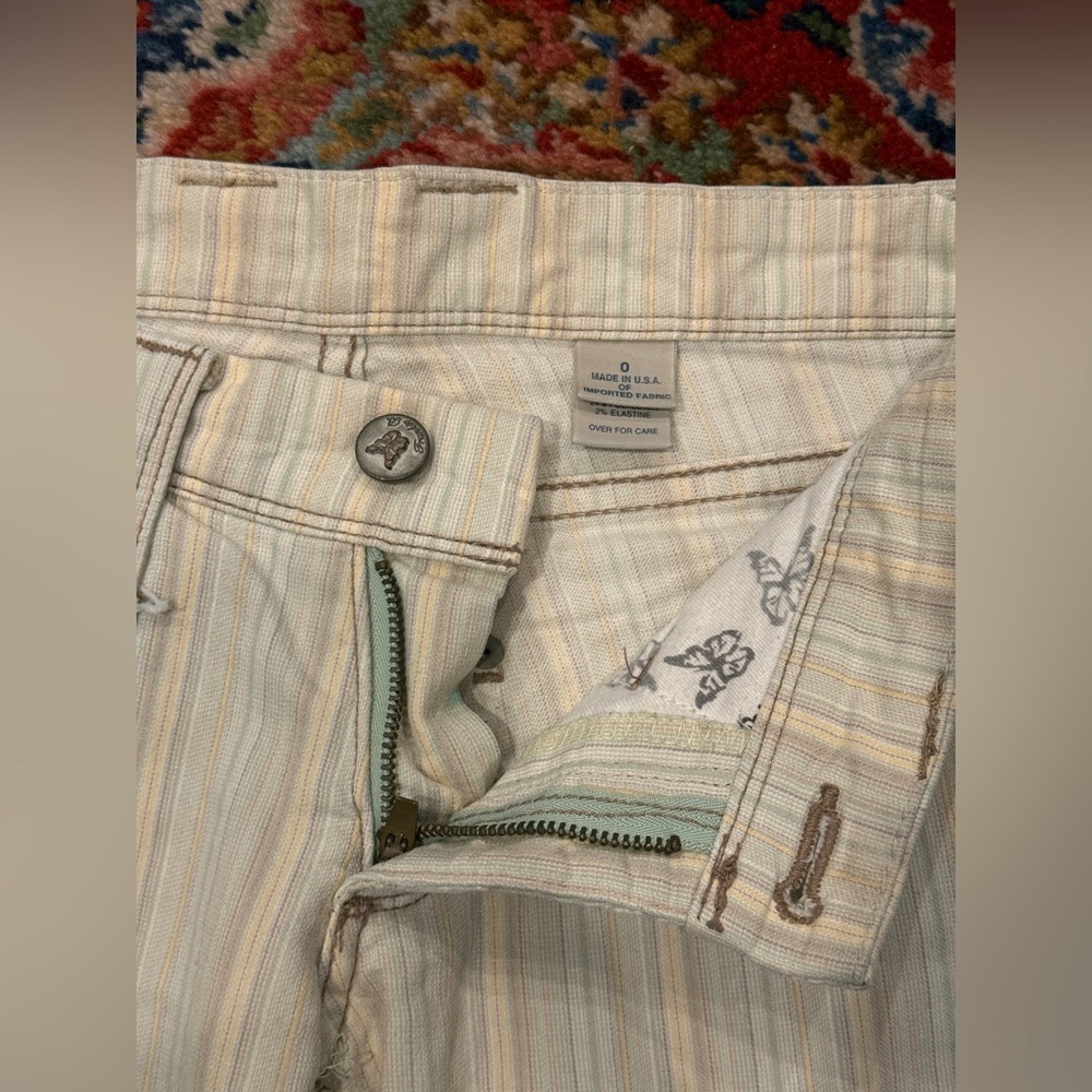 Frankie B Y2K Vintage Low Rise Flare Leg trouser pants - Size 0 - Picture 6 of 8